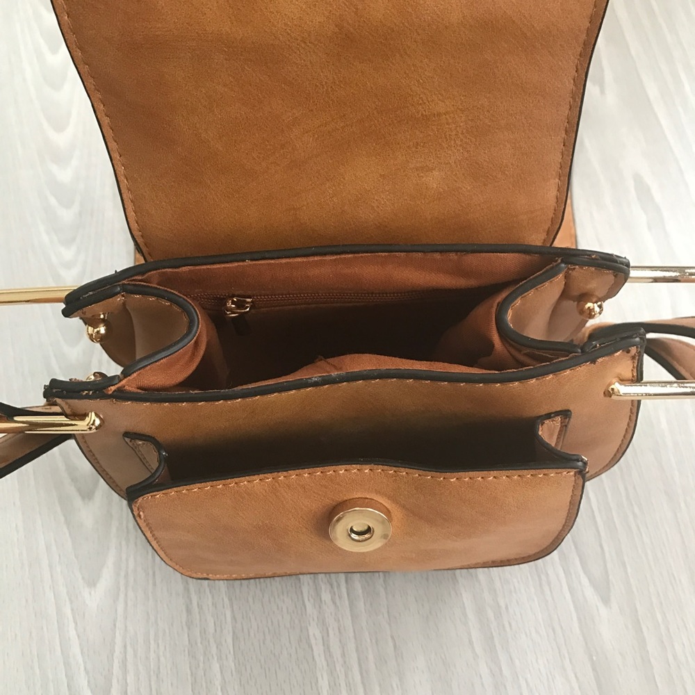 Tan Braided Crossbody Bag - Picture 2 of 5